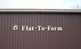 Flat to form
